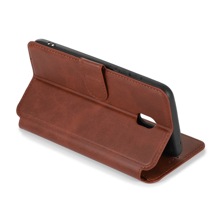 For Xiaomi Redmi 8A Calf Texture Magnetic Buckle Horizontal Flip Leather Case with Holder & Card Slots & Wallet & Photo Frame