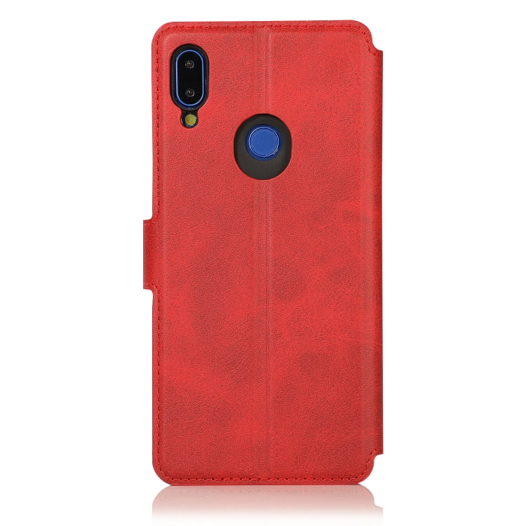 For Xiaomi Redmi Note 7 Calf Texture Magnetic Buckle Horizontal Flip Leather Case with Holder & Card Slots & Wallet & Photo Frame