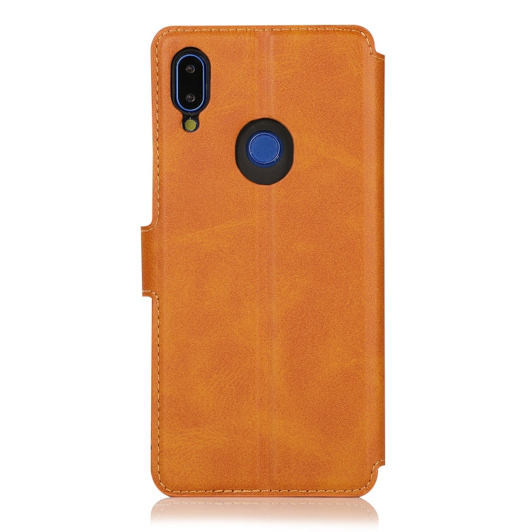 For Xiaomi Redmi Note 7 Calf Texture Magnetic Buckle Horizontal Flip Leather Case with Holder & Card Slots & Wallet & Photo Frame