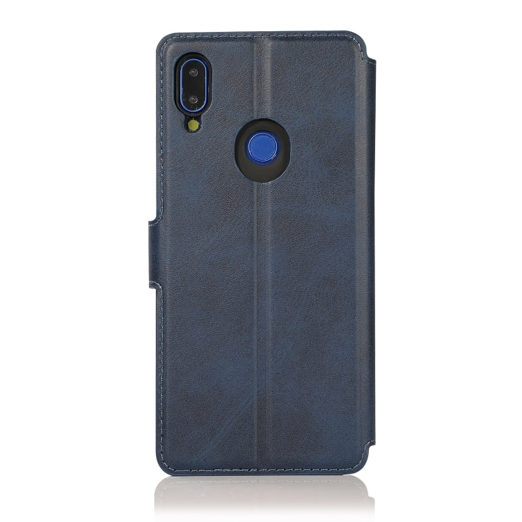 For Xiaomi Redmi Note 7 Calf Texture Magnetic Buckle Horizontal Flip Leather Case with Holder & Card Slots & Wallet & Photo Frame