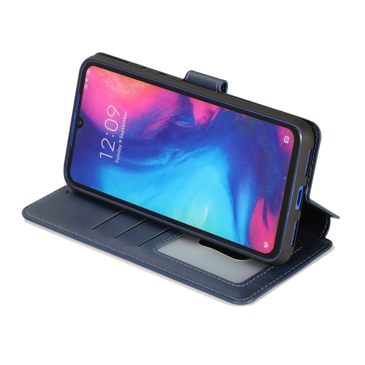 For Xiaomi Redmi Note 7 Calf Texture Magnetic Buckle Horizontal Flip Leather Case with Holder & Card Slots & Wallet & Photo Frame