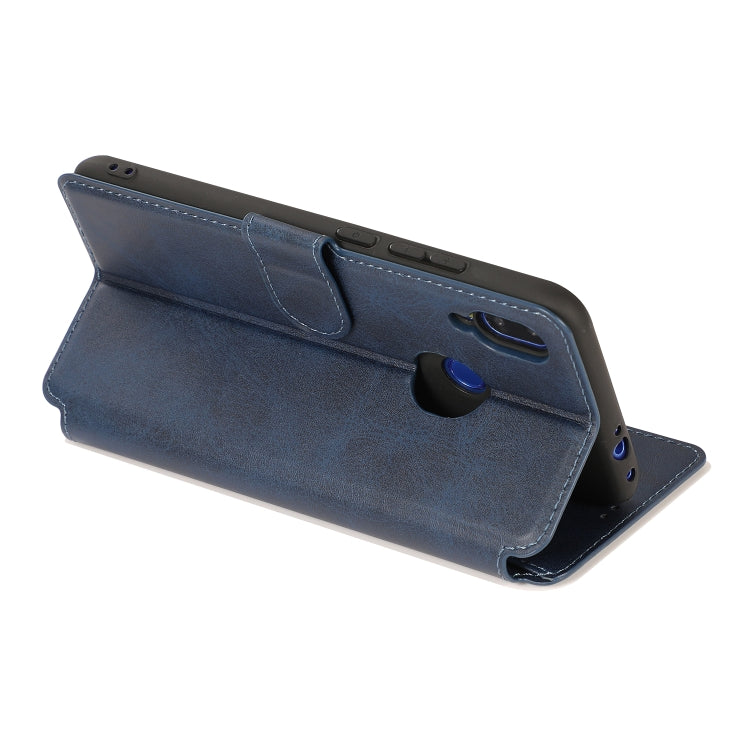 For Xiaomi Redmi Note 7 Calf Texture Magnetic Buckle Horizontal Flip Leather Case with Holder & Card Slots & Wallet & Photo Frame