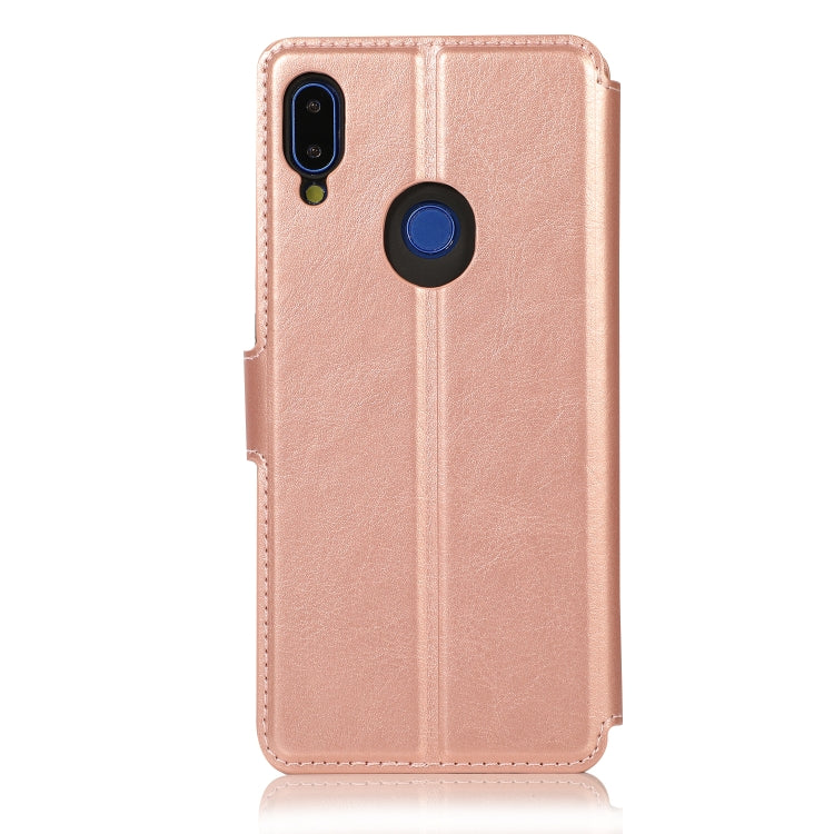 For Xiaomi Redmi Note 7 Calf Texture Magnetic Buckle Horizontal Flip Leather Case with Holder & Card Slots & Wallet & Photo Frame