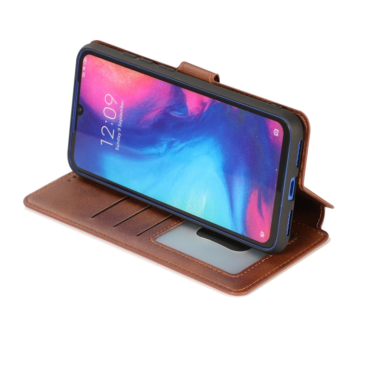 For Xiaomi Redmi Note 7 Calf Texture Magnetic Buckle Horizontal Flip Leather Case with Holder & Card Slots & Wallet & Photo Frame