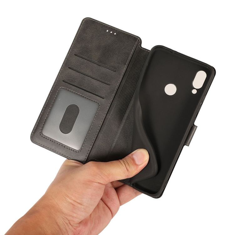 For Xiaomi Redmi Note 7 Calf Texture Magnetic Buckle Horizontal Flip Leather Case with Holder & Card Slots & Wallet & Photo Frame