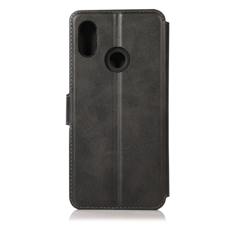 For Xiaomi Mi 8 Calf Texture Magnetic Buckle Horizontal Flip Leather Case with Holder & Card Slots & Wallet & Photo Frame
