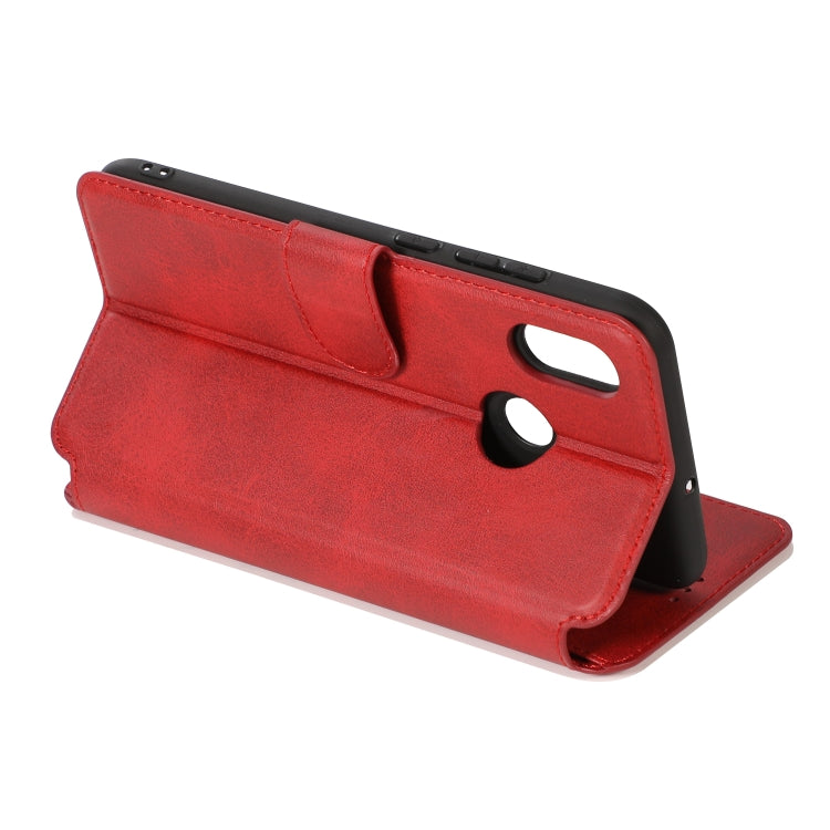 For Xiaomi Mi 8 Calf Texture Magnetic Buckle Horizontal Flip Leather Case with Holder & Card Slots & Wallet & Photo Frame