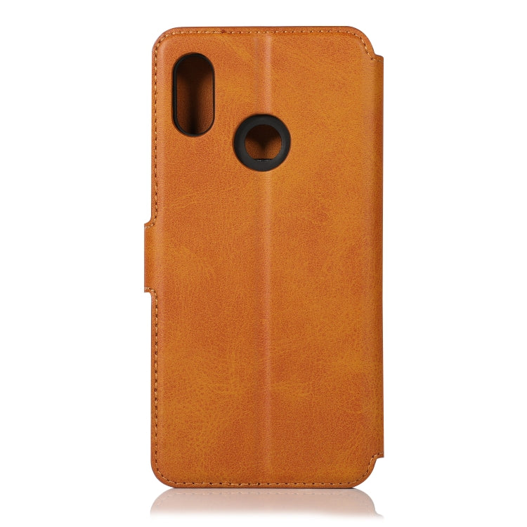 For Xiaomi Mi 8 Calf Texture Magnetic Buckle Horizontal Flip Leather Case with Holder & Card Slots & Wallet & Photo Frame