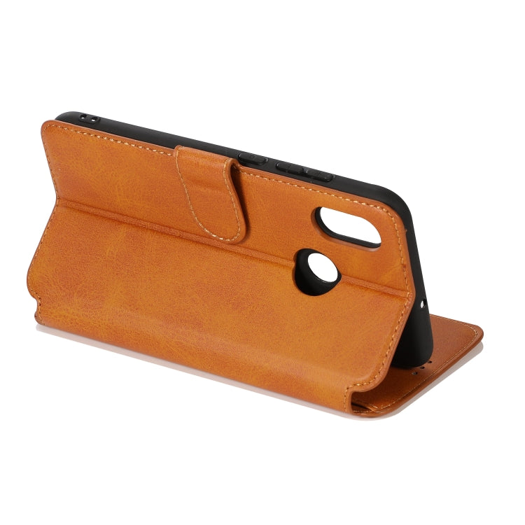 For Xiaomi Mi 8 Calf Texture Magnetic Buckle Horizontal Flip Leather Case with Holder & Card Slots & Wallet & Photo Frame