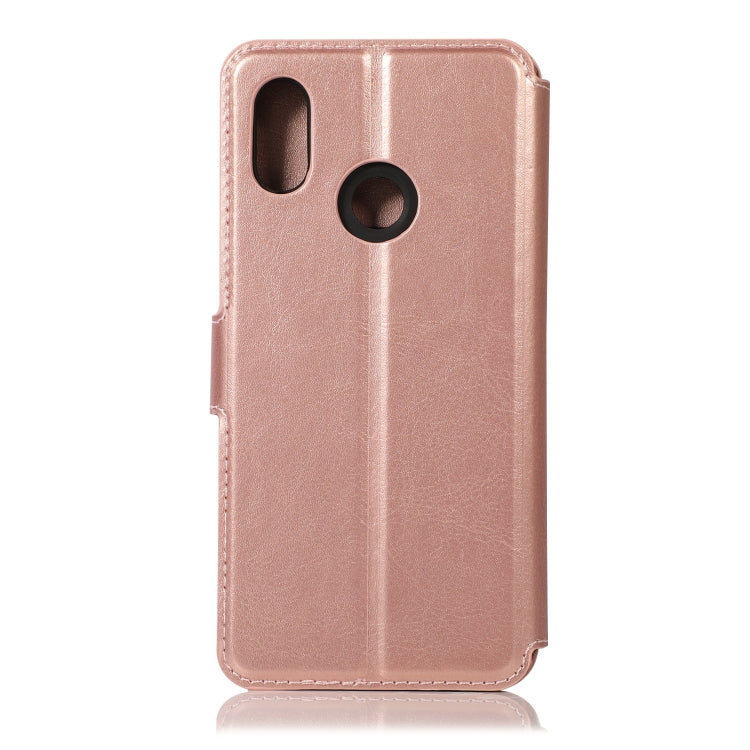 For Xiaomi Mi 8 Calf Texture Magnetic Buckle Horizontal Flip Leather Case with Holder & Card Slots & Wallet & Photo Frame