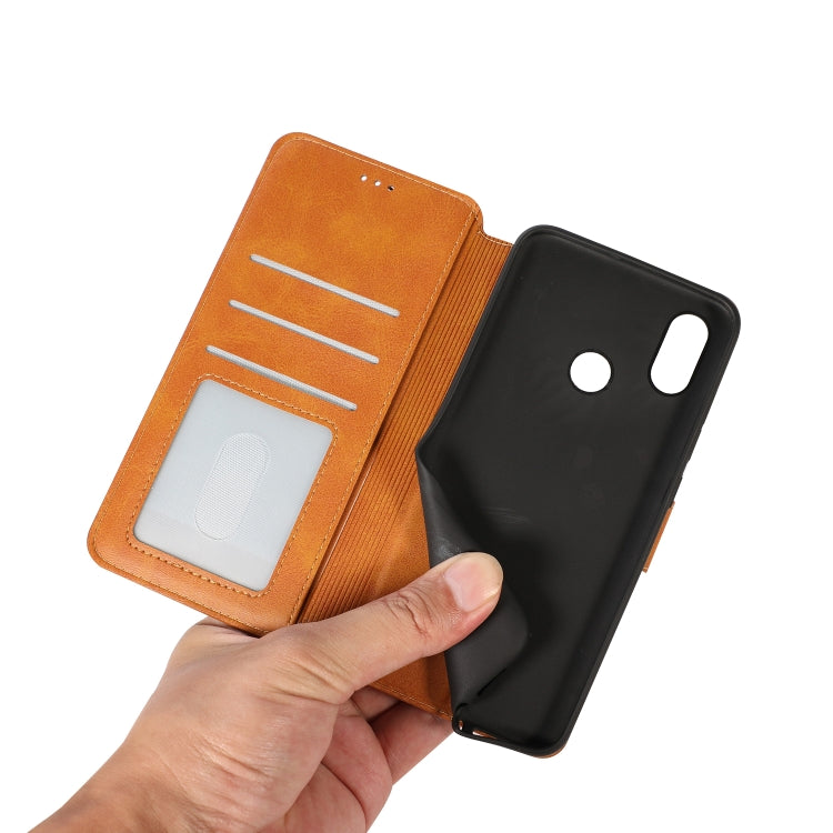 For Xiaomi Mi 8 Calf Texture Magnetic Buckle Horizontal Flip Leather Case with Holder & Card Slots & Wallet & Photo Frame