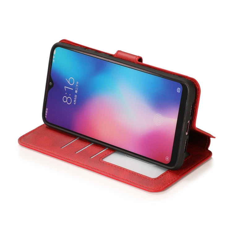 For Xiaomi Mi 9 Calf Texture Magnetic Buckle Horizontal Flip Leather Case with Holder & Card Slots & Wallet & Photo Frame