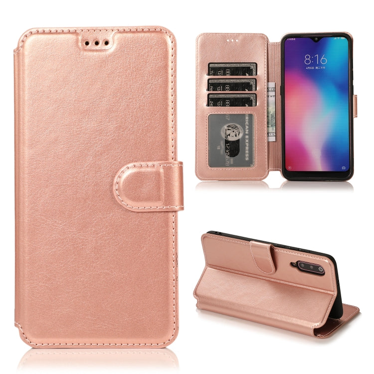 For Xiaomi Mi 9 Calf Texture Magnetic Buckle Horizontal Flip Leather Case with Holder & Card Slots & Wallet & Photo Frame
