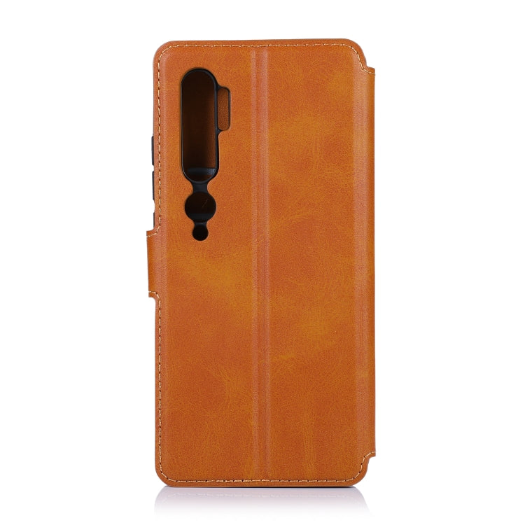 For Xiaomi Mi CC9 Pro Calf Texture Magnetic Buckle Horizontal Flip Leather Case with Holder & Card Slots & Wallet & Photo Frame