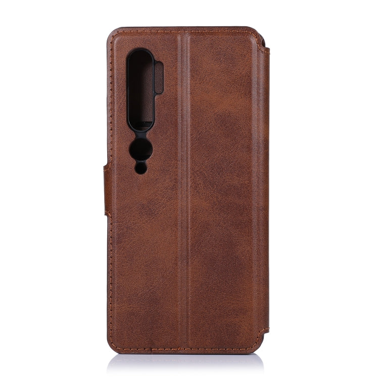 For Xiaomi Mi CC9 Pro Calf Texture Magnetic Buckle Horizontal Flip Leather Case with Holder & Card Slots & Wallet & Photo Frame