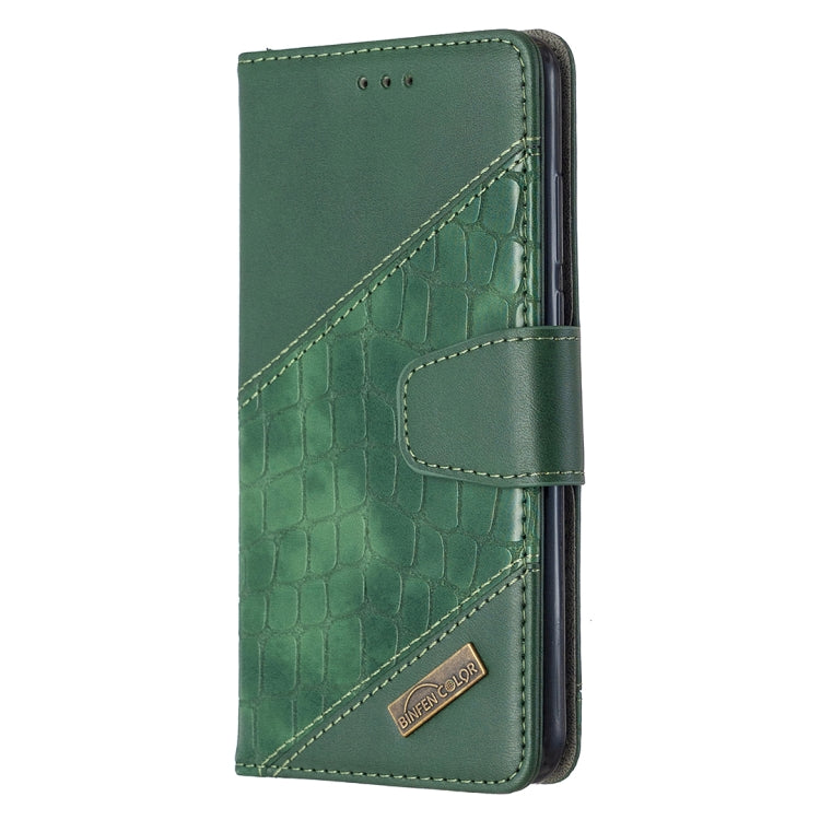 For Huawei P30 Lite Matching Color Crocodile Texture Horizontal Flip PU Leather Case with Holder & Card Slots & Wallet