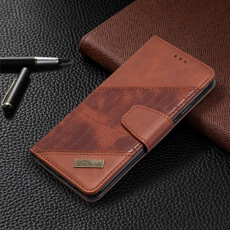 For Huawei P30 Lite Matching Color Crocodile Texture Horizontal Flip PU Leather Case with Holder & Card Slots & Wallet