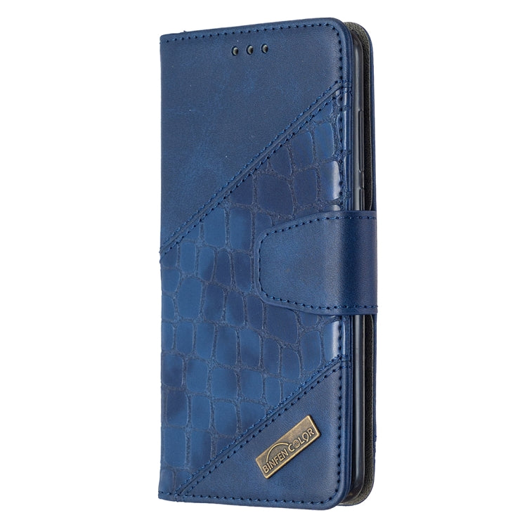 For Huawei P40 Matching Color Crocodile Texture Horizontal Flip PU Leather Case with Holder & Card Slots & Wallet