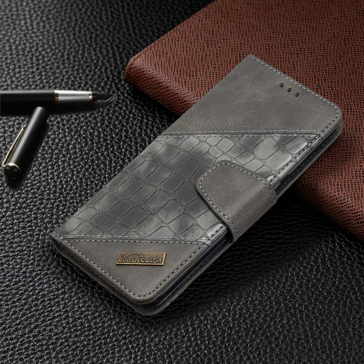 For Huawei P40 Matching Color Crocodile Texture Horizontal Flip PU Leather Case with Holder & Card Slots & Wallet