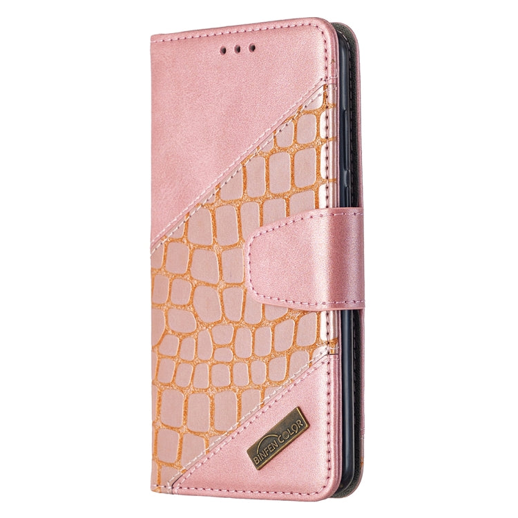 For Huawei P40 Matching Color Crocodile Texture Horizontal Flip PU Leather Case with Holder & Card Slots & Wallet