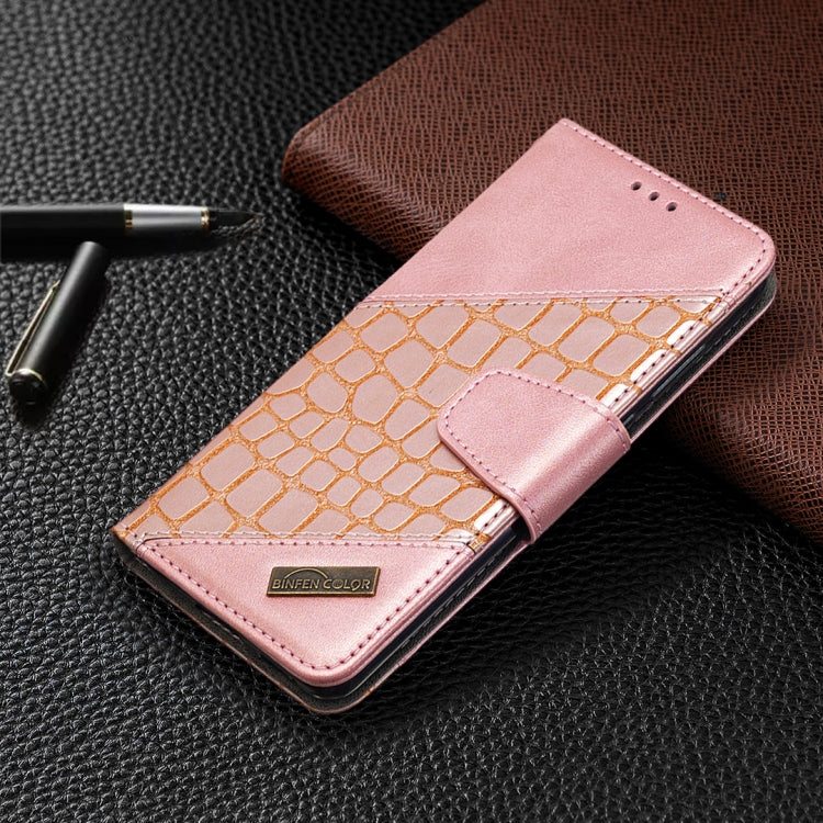 For Huawei P40 Matching Color Crocodile Texture Horizontal Flip PU Leather Case with Holder & Card Slots & Wallet