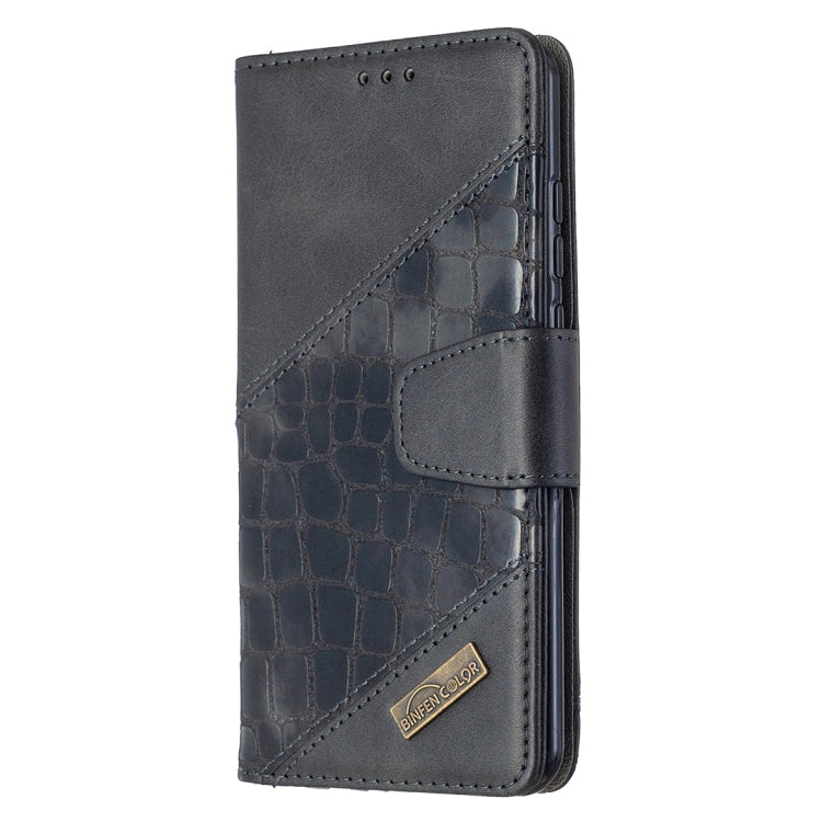 For Huawei P smart 2020 Matching Color Crocodile Texture Horizontal Flip PU Leather Case with Holder & Card Slots & Wallet