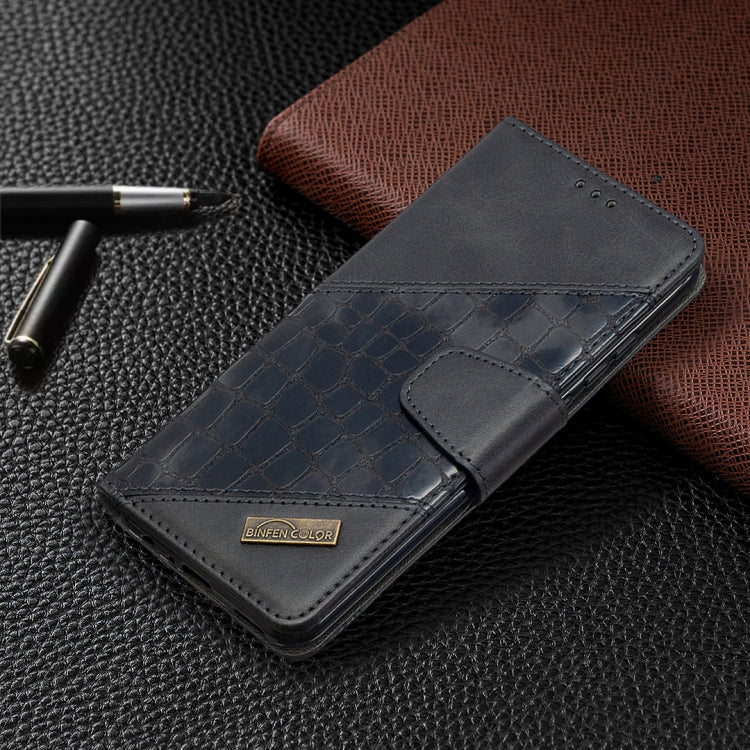 For Huawei P smart 2020 Matching Color Crocodile Texture Horizontal Flip PU Leather Case with Holder & Card Slots & Wallet