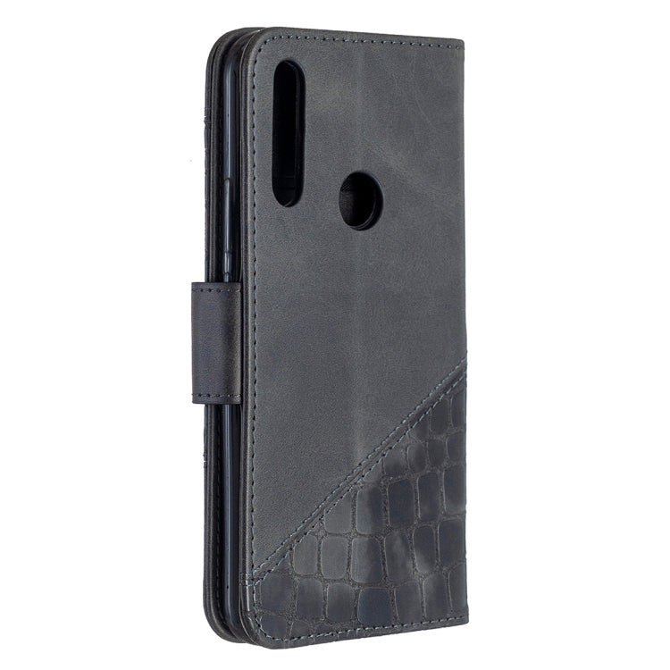 For Huawei P Smart Z Matching Color Crocodile Texture Horizontal Flip PU Leather Case with Holder & Card Slots & Wallet