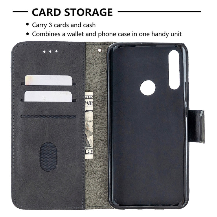 For Huawei P Smart Z Matching Color Crocodile Texture Horizontal Flip PU Leather Case with Holder & Card Slots & Wallet