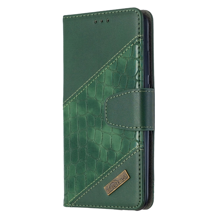 For Huawei P Smart (2019) Matching Color Crocodile Texture Horizontal Flip PU Leather Case with Holder & Card Slots & Wallet