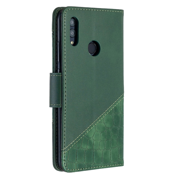 For Huawei P Smart (2019) Matching Color Crocodile Texture Horizontal Flip PU Leather Case with Holder & Card Slots & Wallet