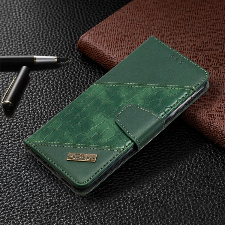 For Huawei P Smart (2019) Matching Color Crocodile Texture Horizontal Flip PU Leather Case with Holder & Card Slots & Wallet