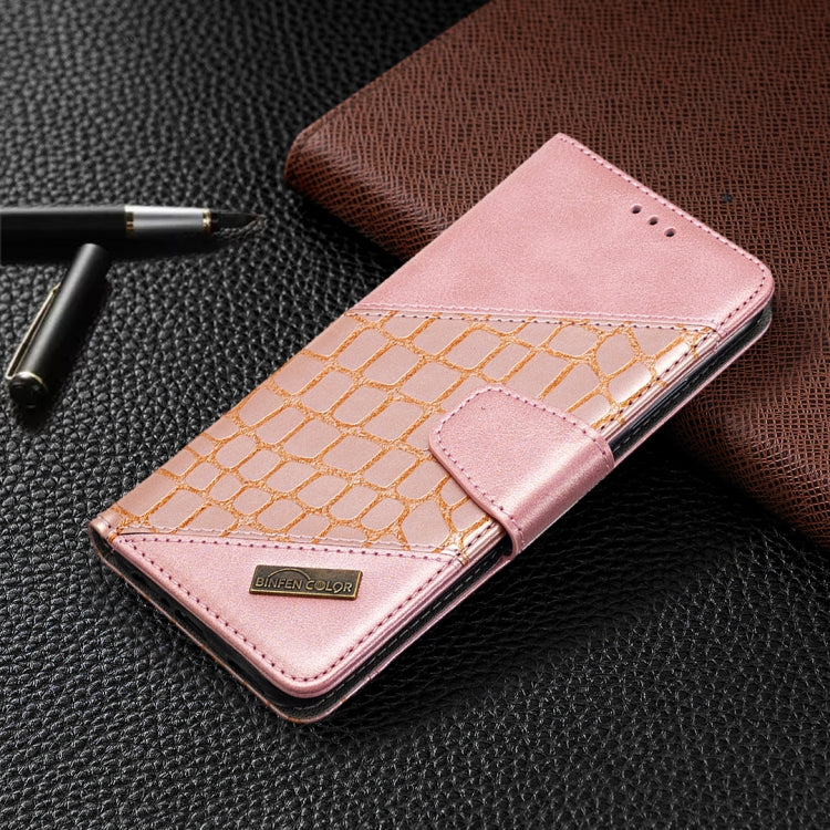 For Huawei P Smart (2019) Matching Color Crocodile Texture Horizontal Flip PU Leather Case with Holder & Card Slots & Wallet