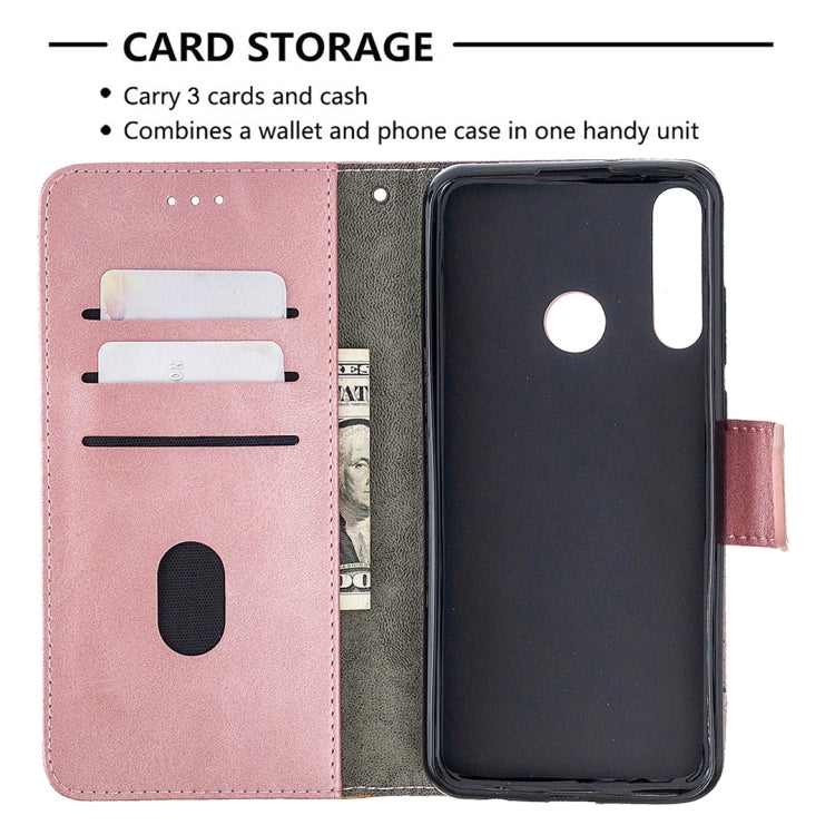 For Huawei Y6p Matching Color Crocodile Texture Horizontal Flip PU Leather Case with Holder & Card Slots & Wallet
