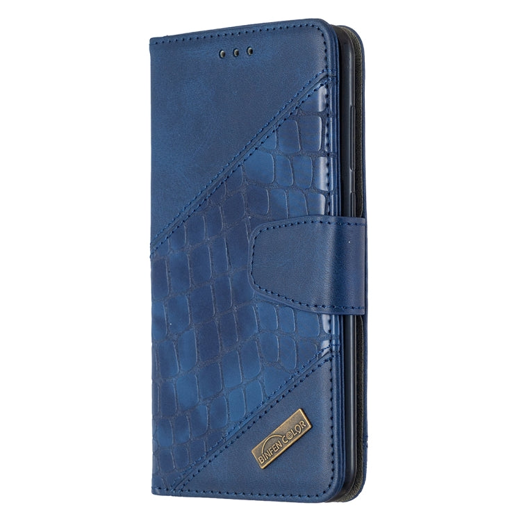For Huawei Y7 (2019) Matching Color Crocodile Texture Horizontal Flip PU Leather Case with Holder & Card Slots & Wallet