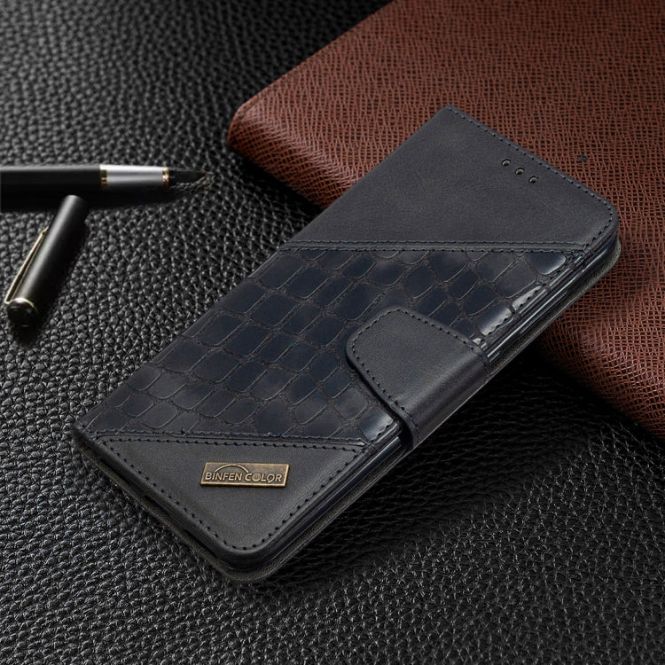 For Huawei Y7 (2019) Matching Color Crocodile Texture Horizontal Flip PU Leather Case with Holder & Card Slots & Wallet