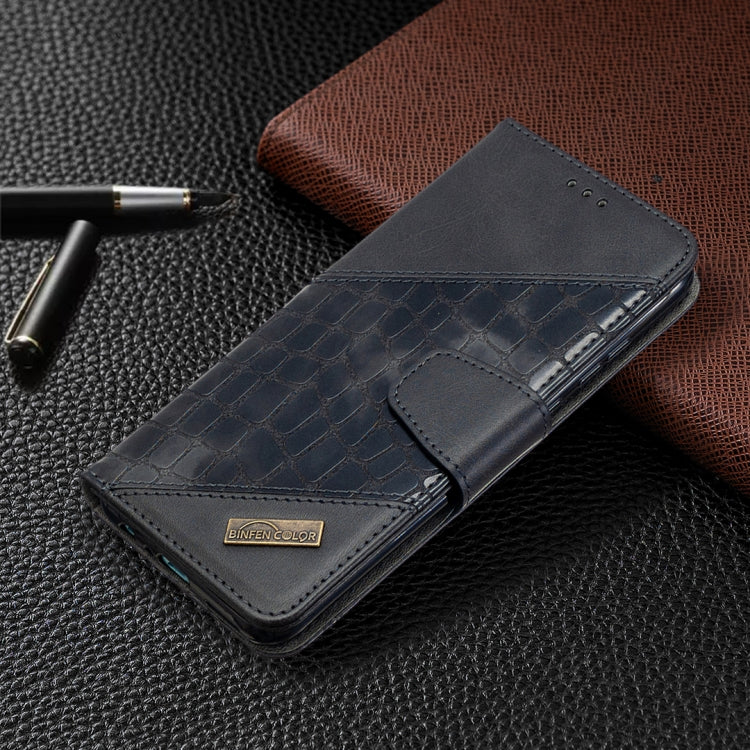 For Huawei Honor 9A Matching Color Crocodile Texture Horizontal Flip PU Leather Case with Holder & Card Slots & Wallet