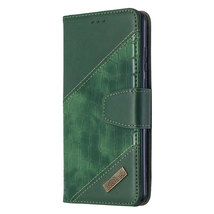 For Huawei Honor 9A Matching Color Crocodile Texture Horizontal Flip PU Leather Case with Holder & Card Slots & Wallet