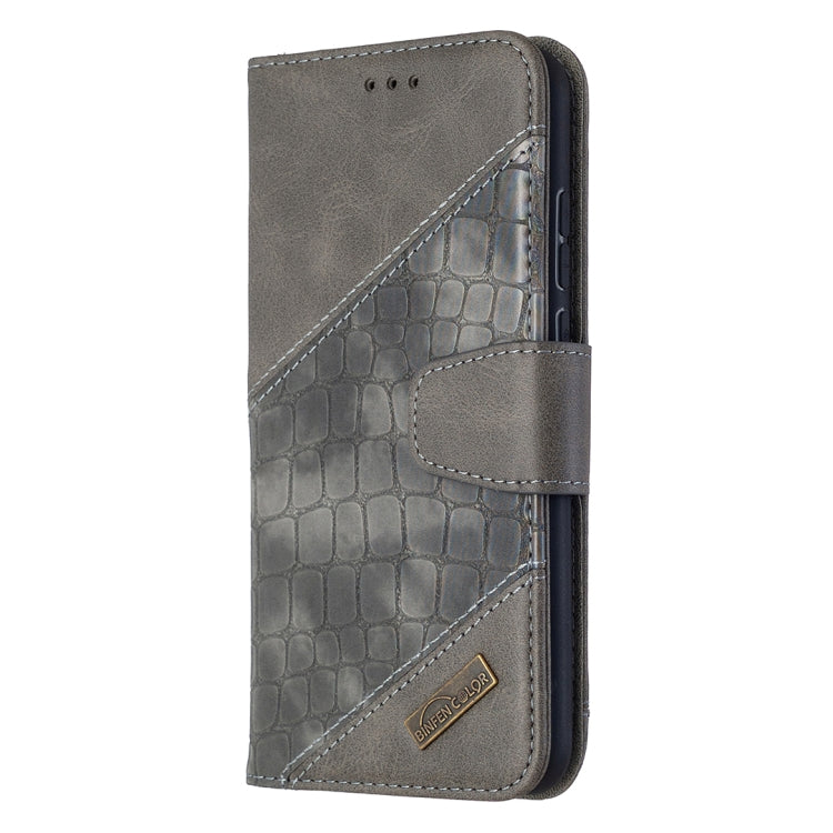 For Huawei Honor 9X Lite Matching Color Crocodile Texture Horizontal Flip PU Leather Case with Holder & Card Slots & Wallet