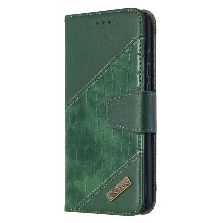 For Huawei Honor 9X Lite Matching Color Crocodile Texture Horizontal Flip PU Leather Case with Holder & Card Slots & Wallet