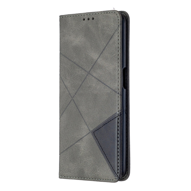For Oppo A72 / A52 / A92 Rhombus Texture Horizontal Flip Magnetic Leather Case with Holder & Card Slots