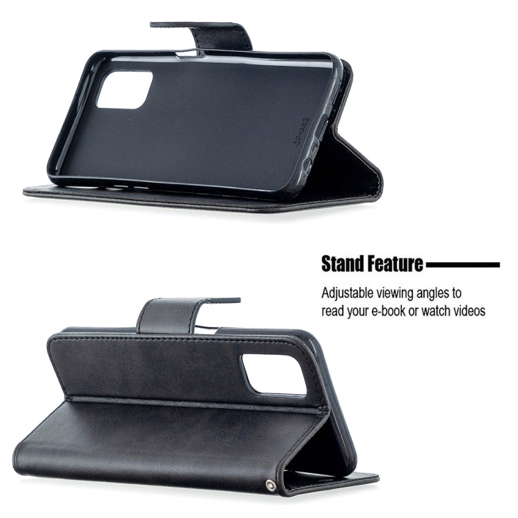 For Oppo A72 / A52 / A92 Retro Lambskin Texture Pure Color Horizontal Flip PU Leather Case with Holder & Card Slots & Wallet & Lanyard