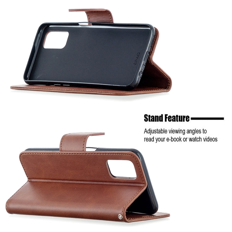For Oppo A72 / A52 / A92 Retro Lambskin Texture Pure Color Horizontal Flip PU Leather Case with Holder & Card Slots & Wallet & Lanyard