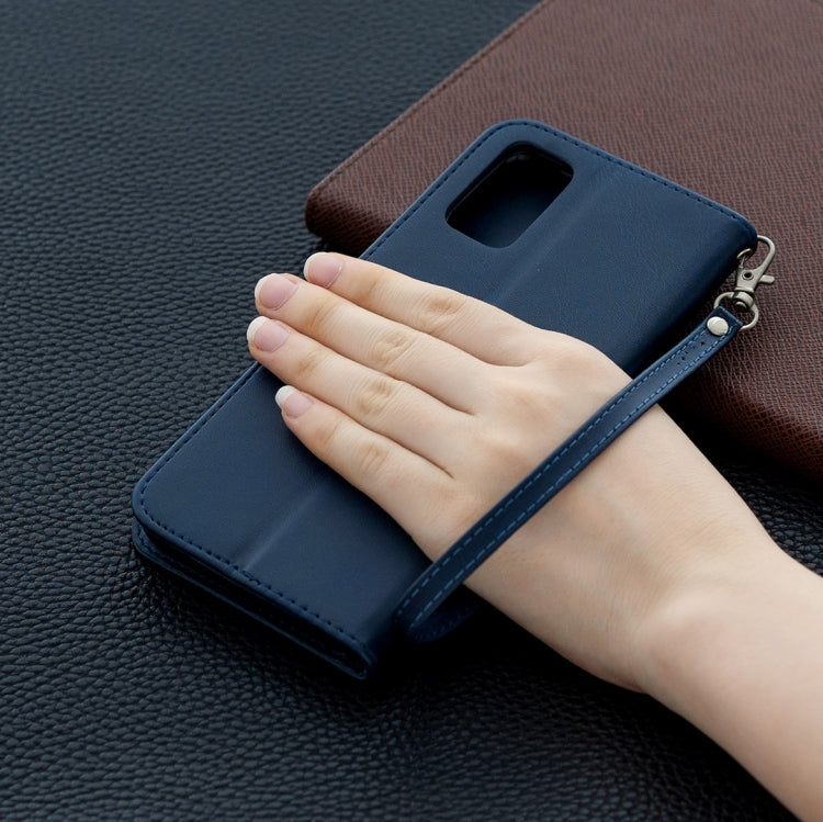 For Oppo A72 / A52 / A92 Retro Lambskin Texture Pure Color Horizontal Flip PU Leather Case with Holder & Card Slots & Wallet & Lanyard