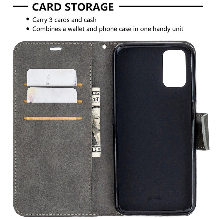 For Oppo A72 / A52 / A92 Retro Lambskin Texture Pure Color Horizontal Flip PU Leather Case with Holder & Card Slots & Wallet & Lanyard