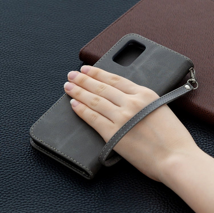 For Oppo A72 / A52 / A92 Retro Lambskin Texture Pure Color Horizontal Flip PU Leather Case with Holder & Card Slots & Wallet & Lanyard