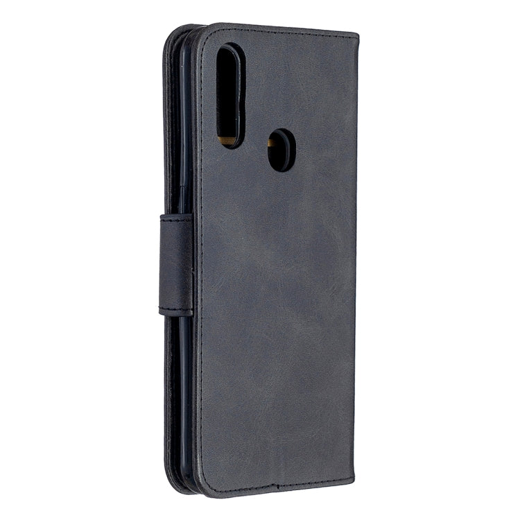 For Oppo A31 (2020) / A81 Retro Lambskin Texture Pure Color Horizontal Flip PU Leather Case with Holder & Card Slots & Wallet & Lanyard