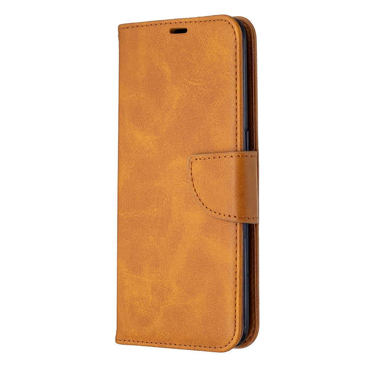 For Oppo A31 (2020) / A81 Retro Lambskin Texture Pure Color Horizontal Flip PU Leather Case with Holder & Card Slots & Wallet & Lanyard