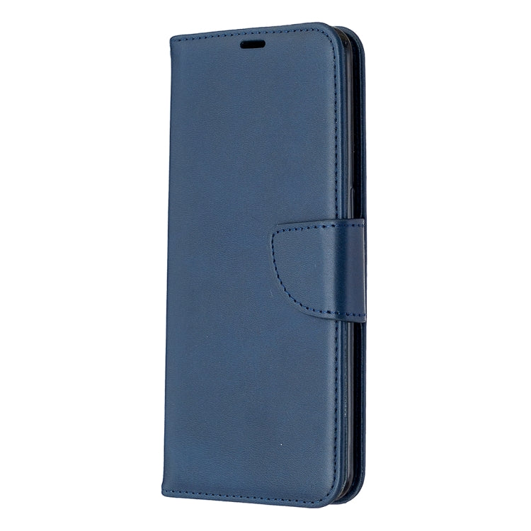 For Oppo A31 (2020) / A81 Retro Lambskin Texture Pure Color Horizontal Flip PU Leather Case with Holder & Card Slots & Wallet & Lanyard