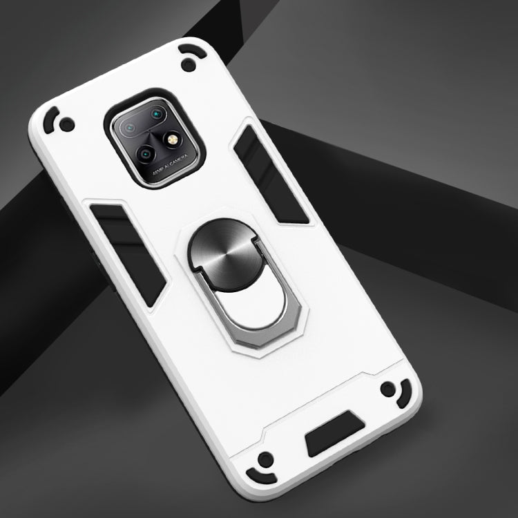 For Xiaomi Redmi 10X 5G / 10X Pro 5G 2 in 1 Armour Series PC + TPU Protective Case with Ring Holder